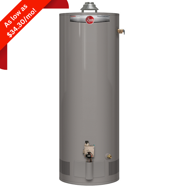 RHEEM 50USG Natural Gas Hot Water Tank