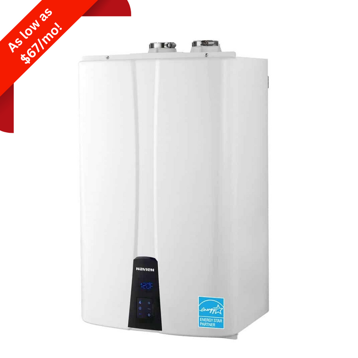 Navien Standard Tankless Water Heater - New Installation, Replaces Hot Water Tank NPE-240S