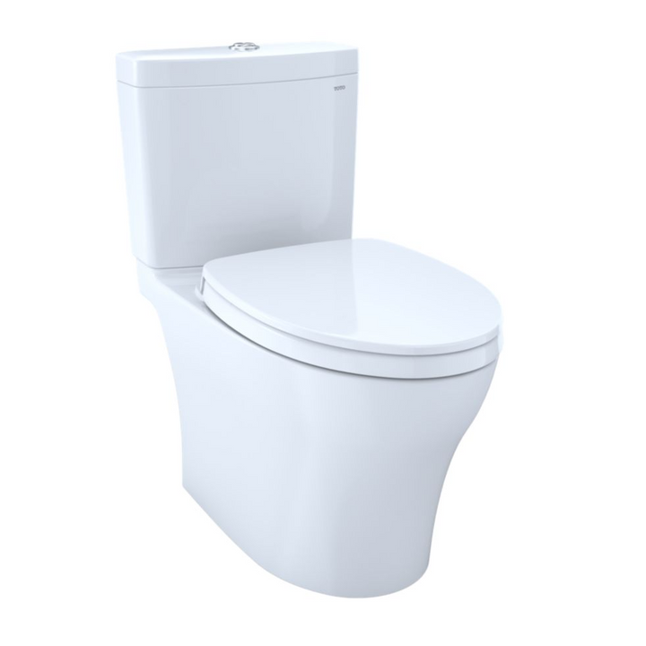 Aquia IV Elongated Universal Height Skirted 2-Piece Toilet